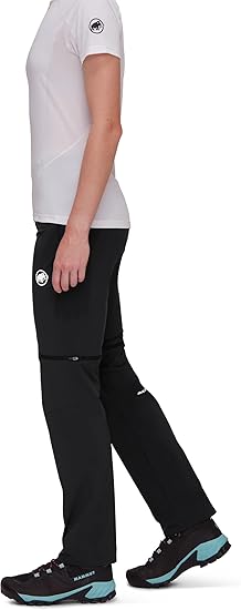 MAMMUT WOMEN'S HIKING PANTS - SIZE: WOMEN 12 (AU/UK W16) (EU W42) - BLACK - Brand New