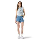 563270251 - Levis Women's 501 Original Shorts, Size 32, Jazz Solo/Medium Indigo - Brand New