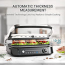 Gevi Electric Griddle, 7-in-1 Electric Grill Air Fryer Combo, Silver - Brand New