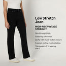 ‎ AMAZON ESSENTIALS WOMEN HIGH-RISE STRAIGHT LEG JEAN SIZE 12 SHORT BLK - Brand New