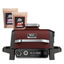 NINJA OG701 Woodfire Outdoor Grill & Smoker, 7-in-1 Master Electric Red - Like New