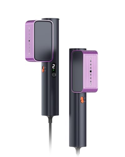 NEXDOO G7 2-IN-1 PROFESSIONAL 100-240V DUAL VOLTAGE STEAMER - BLACK/PURPLE - Like New