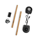 AEROBAND ELECTRONIC DRUM SET POCKETDRUM2 MAX AIR DRUM STICKS PEDALS - Black - Like New