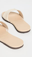 4147312 HAVAIANAS YOU MALTA METALLIC FLIP FLOP RETAIL SIZE MEN 9/10 WOMEN 11/12 - Brand New