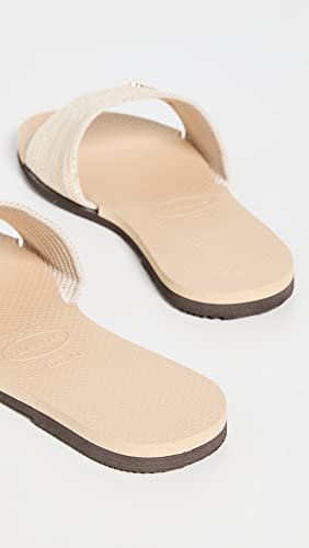 4147312 HAVAIANAS YOU MALTA METALLIC FLIP FLOP RETAIL SIZE MEN 9/10 WOMEN 11/12 - Brand New