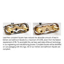 Design House 524579 Eden Widespread Bathroom Faucet, Oil Rubbed Bronze - Brand New