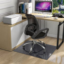 NATSUKAGE GLASS CHAIR MAT 36" X 36" 1/4" THICK TEMPERED MAT A-GE10013 - GRAY - Like New