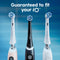 ORAL-B IO ULTIMATE CLEAN REPLACEMENT BRUSH HEADS, 9-COUNT - BLACK/WHITE - Brand New