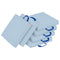 ECR4KIDS SOFTZONE FLOOR CUSHIONS SQUARE FLEXIBLE SEATING 6-PIECE POWDER BLUE - Like New