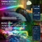 BUNACET 40FT COB RGB+IC LED STRIP LIGHTS BRIGHT DREAM COLOR COB LED LIGHT STRIP - Like New