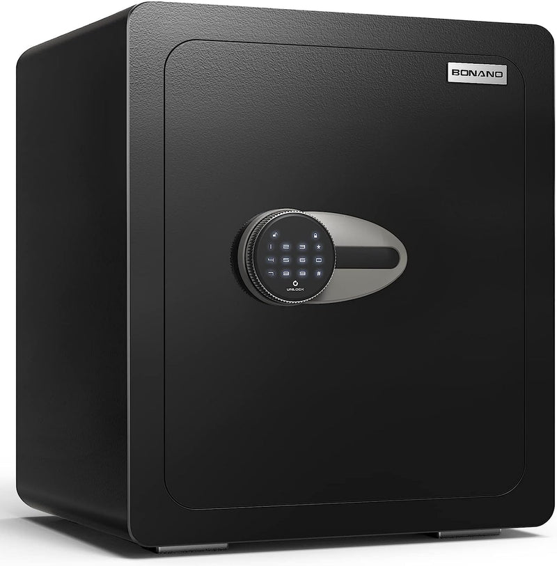 BONANO 2.2 Cub Safe Box, Home Safes Lock Box, Mute Function & Touch Screen - Like New