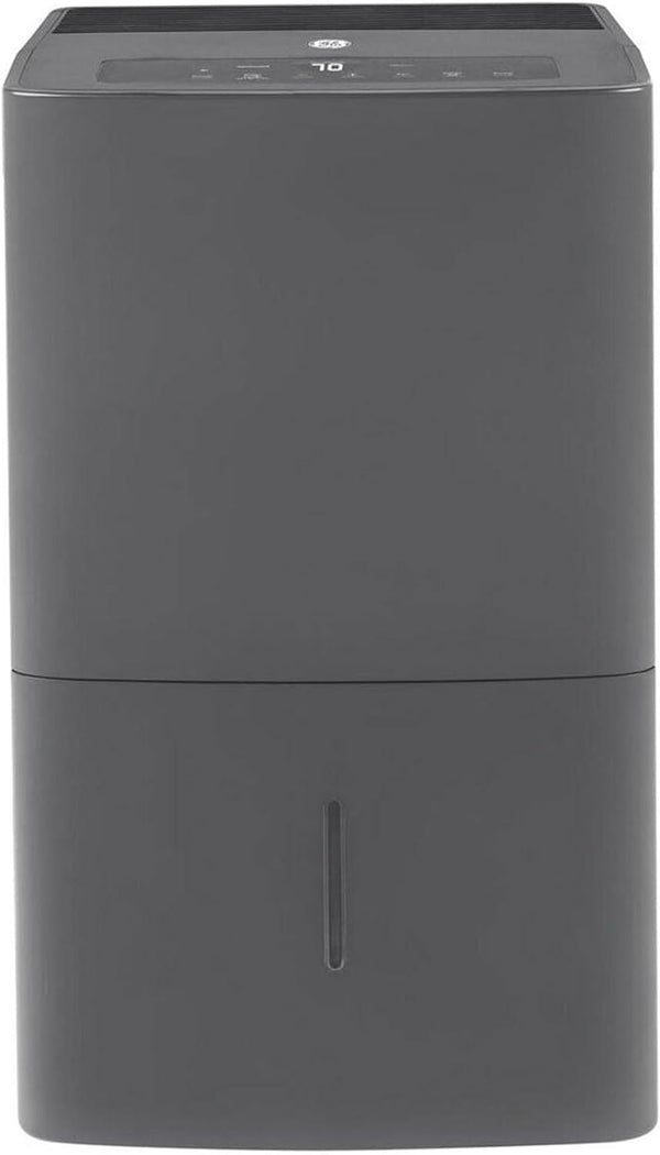 GE 50 Pint Portable Large Room Dehumidifier, Humidistat & Pump ADEL50LZQ1 - Gray Like New