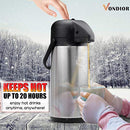 VONDIOR AIRPOT COFFEE CARAFE WITH PUMP INSULATED STAINLESS STEEL 8541894055 - Like New