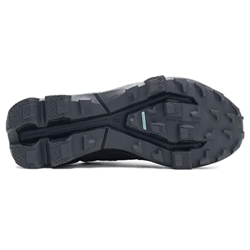 34.99613 ON Running Mens Cloudventure Peak Textile Synthetic Trainers Black Rock - Like New