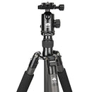 Sirui ET-2204 Carbon Fiber Tripod with E-20 Ball Head - 57.1" Max Height - Brand New