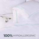 Superior Egyptian Cotton Embroidered Pillowcase Set, 1000 Thread Count - Brand New
