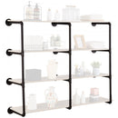 VEVOR INDUSTRIAL PIPE SHELF 4 TIER 3PCS 11.8IN APPLICABLE BOARD WIDTH - Like New