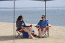 SHELTERLOGIC QUIK SHADE CHAIR PORTABLE FOLDING CHAIR ARM REST CUP HOLDER - RED - Like New