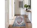 KATHY IRELAND HOME SOFT BRUSHED FLANNEL WASHABLE 30" × 72" - PERSIAN MEDALLION - Brand New