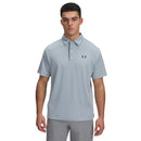 UNDER ARMOUR MEN'S TECH GOLF POLO SIZE: MEN XL HARBOR BLUE/PITCH GRAY - Brand New