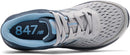 WW847LG4 New Balance womens 847 V4 Walking Shoe Light Aluminum/Indigo 9.5 - Like New