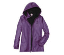 TOTES WOMENS RAIN JACKET WITH HOOD RAIN COAT - SIZE: WOMEN XL - ACAI BERRY - Brand New