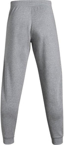 UNDER ARMOUR MEN'S UA HUSTLE FLEECE JOGGERS - SIZE: MEN L - HEATHER GRAY - Brand New