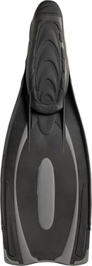 Cressi Reaction Pro Full Foot Pocket Fins, Black, 44/45 [Duplicate] - Brand New