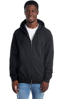 GENERIC NORTH POLE AND MORE, UNISEX FLEECE FULL-ZIP HOODIE - SIZE: 2XL - BLACK - Brand New