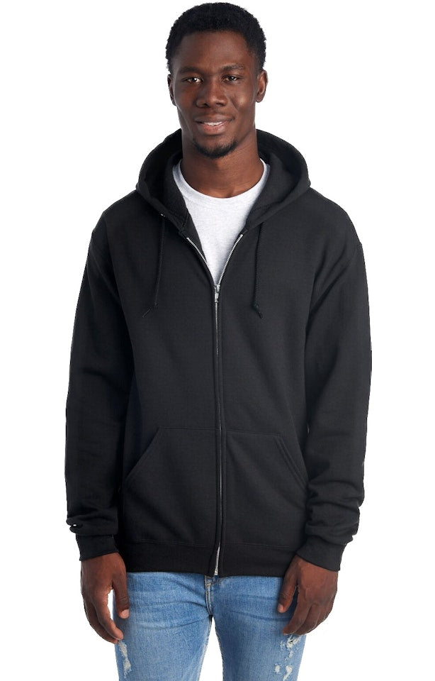 GENERIC NORTH POLE AND MORE, UNISEX FLEECE FULL-ZIP HOODIE - SIZE: 2XL - BLACK - Brand New