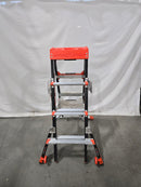LITTLE GIANT 4' - 6' SELECT STEP FIBERGLASS LADDER - BLACK - Like New