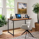 Lufeiya Small Solid Wood Computer Desk Rustic Home Office Student Study - Brown - Brand New