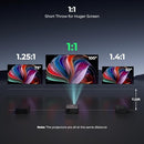 CIBEST WiFi & Bluetooth Short Throw Full HD 1080P AC201 - BLACK - Like New