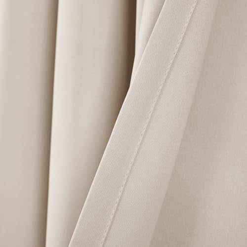 Lush Decor Insulated Grommet Blackout Window Curtain Panels Pair 120" L Wheat - Like New