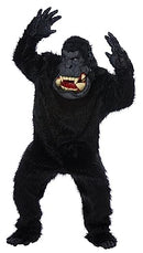 California Goin' Bananas! Gorilla Costume Men's One Size - Black - Brand New