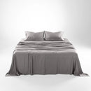 TENCEL LYOCELL EUCALYPTUS COOLING SHEET SET - GRAY - QUEEN - Like New