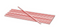 HIGHMARK® PLASTIC STIR STICKS, 5-1/2", RED/WHITE, CASE OF 10,000 - Brand New