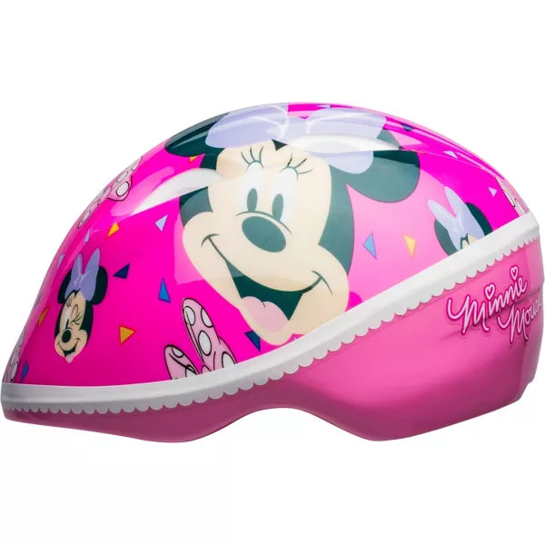 DISNEY MINNIE MOUSE INFANT BIKE HELMET - PINK SIZE 47-52CM - PINK - Like New
