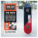 3-in-1 Skateboard Trick, Cruiser & Trainer Set, Slide & Ride Tech | 3-in-1 Red - Like New