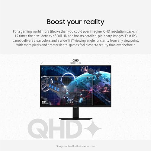 SAMSUNG 32-INCH ODYSSEY G50D SERIES QHD FAST IPS GAMING MONITOR 2023 - BLACK - Like New