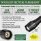 ECOGEAR FX LED FLASHLIGHTS SMALL CAMPING FLASHLIGHTS HIGH LUMENS 2 PACK - BLACK - Like New
