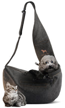 NOAH PAW DOG SLING CARRIER SMALL DOGS 5-18LB DOG-CARRIER PADDED STRAP - BLACK - Brand New