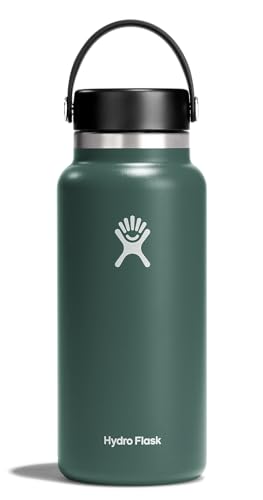 HYDRO FLASK FIR WIDE FLEX CAP 32Z - Fir - Brand New