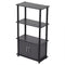 HOME BASICS 4 TIER SHELF ORGANIZER WITH CABINET CONTEMPORARY - - Scratch & Dent