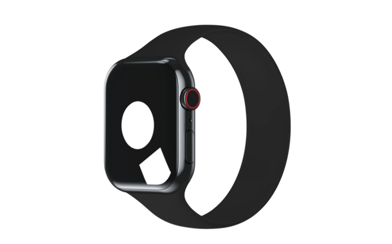 APPLE BLACK SOLO LOOP 44MM UNISEX SIZE 11 - BLACK - Like New