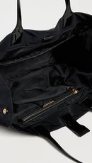 Tory Burch Women's Ella Patent Tote, 90479-001 - BLACK - Scratch & Dent