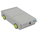 ECR4Kids Lock and Roll Personal Safe ELR-20400, Travel Lockbox - Grey Like New