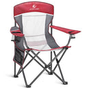 ALPHA CAMP Oversized Mesh Back Camping Folding Chair Heavy Duty Support 350 - Brand New