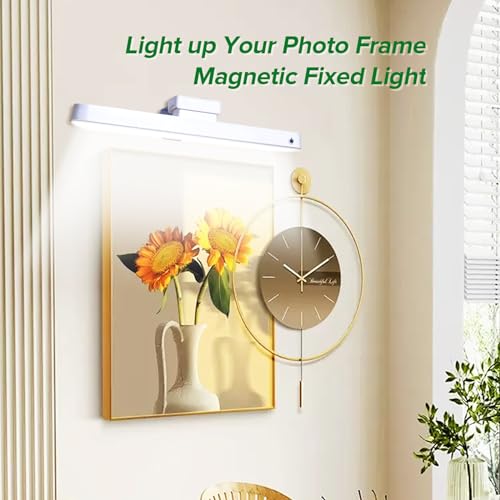 YIMAXPS 2-PACK 16INCH PICTURE LIGHT BATTERY OPERATED LED LIGHTS 2-UP-CT-WHITE - Like New