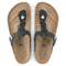 BIRKENSTOCK GIZEH BRAID WOMEN'S REGULAR FIT - SIZE: MEN 4 WOMEN 6 - BLACK - Brand New
